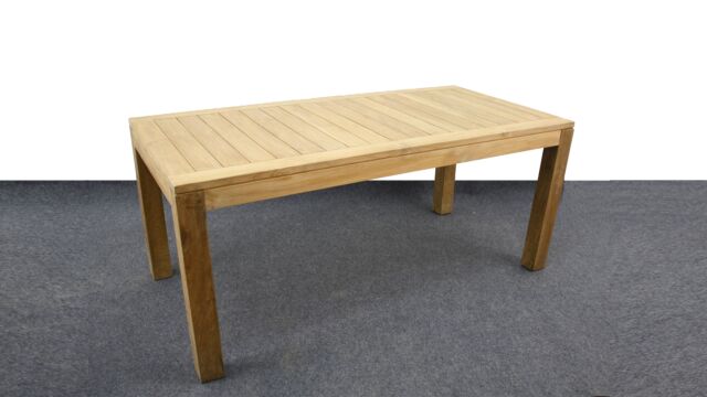 Garden Table Fixed Rectangle Wide Slats 180 x 90cm - Limited Edition Diamond Collection