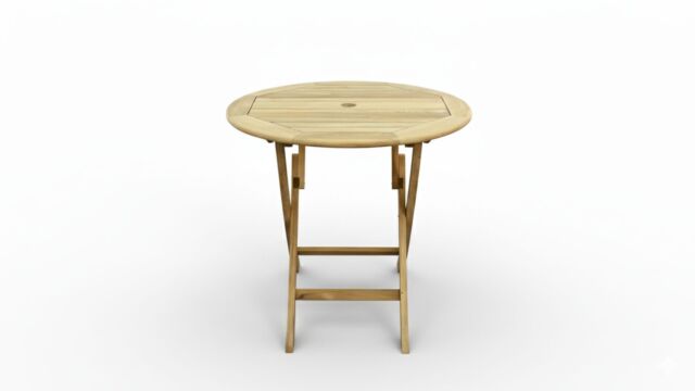 Tuintafel Vouwbaar Rond Dia 080cm -  Diamond Collection
