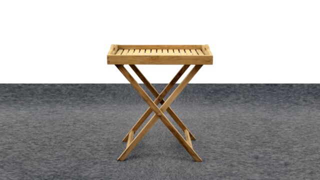 Butler Tray Incl. Stand 53 x 39 x H64cm - Diamond Collection
