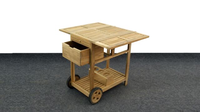 Chariot Ribu 1 Petit à 2 Roues 79,5 x 78 x 42 cm - Diamond Collection
