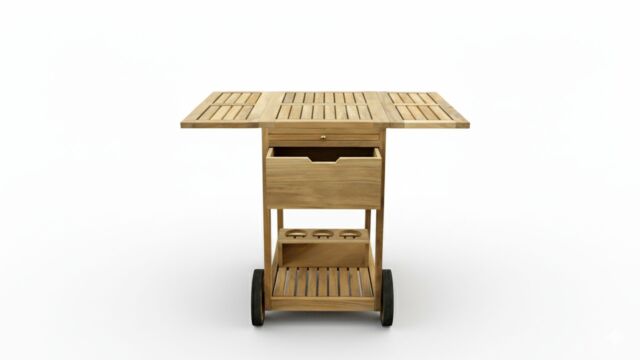 Trolley Ribu 1 Klein met 2 Wielen 79,5 x 78 x 42cm - Diamond Collection