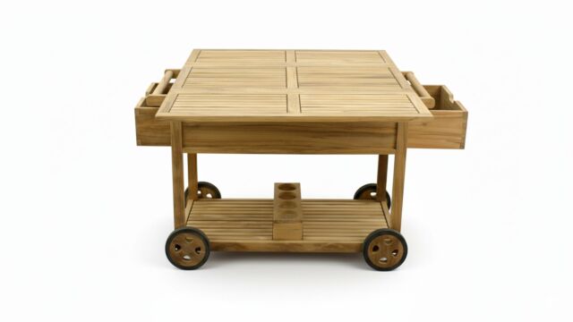 Trolley Ribu 1 Groot met 2 Laden - 4 Wielen 52 x 78 x 110cm - Diamond Collection