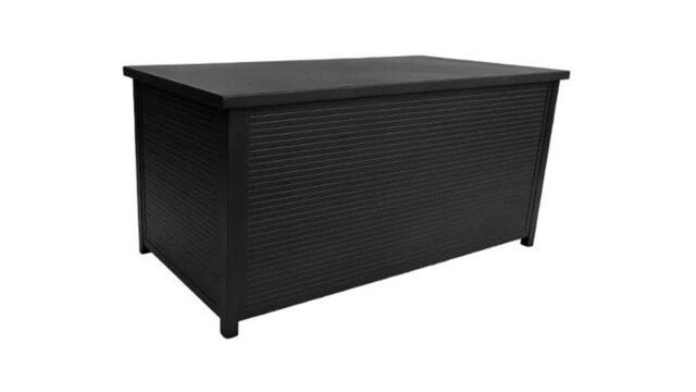 Boîte à Coussins Alu Roma Charbon Mat 165cm x 80cm x H85cm