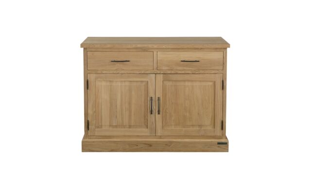 Teak Sideboard Classic 120cm 2 Doors + 2 Drawers Classic-Line Diamond Collection
