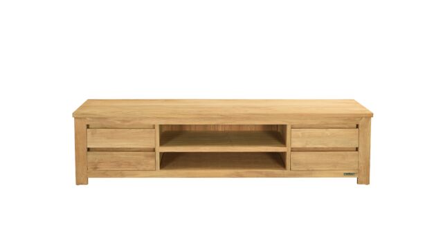 Meuble TV Sonia 200cm avec 4 tiroirs - Collection Diamond