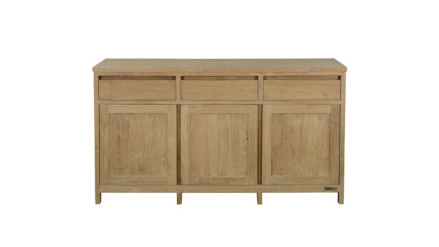 Sideboard Comfort 160 cm 3 grifflose Drehtüren + 3 grifflose Schubladen Comfort-Line Diamond Collection