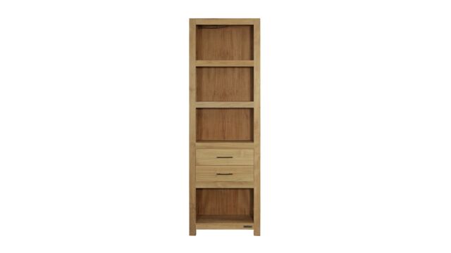 Bibliothèque Classic-Line 065cm avec 2 tiroirs et 4 niches Collection Diamond