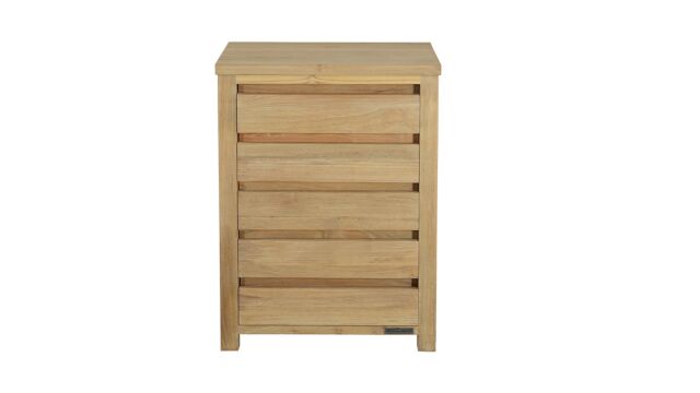 Commode Moderne 4 Tiroirs Sans Poignée 90cm Collection Modern-Line Diamond