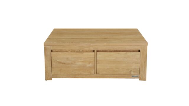Table basse avec 4 tiroirs sans poignées 120 x 80cm Collection Diamond