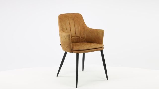 Chaise d'intérieur Dalma Softyl Cognac - Pieds Noirs