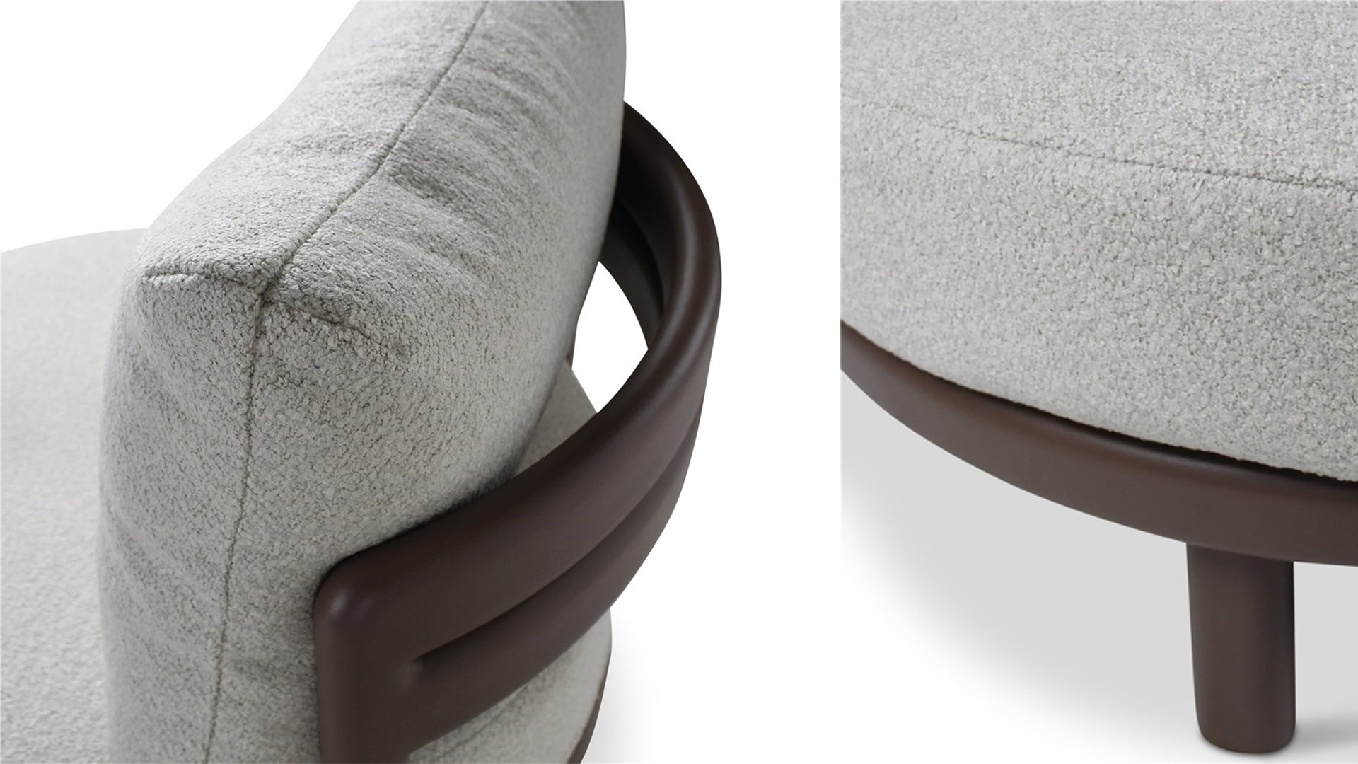 Cobana Lounge Chair Alu Frame Chocolate - Teddy Seat and Back Cushion - Cover Included Cobana Lounge Chair Alu Frame Chocolate - Teddy Seat and Back Cushion - Cover Included
